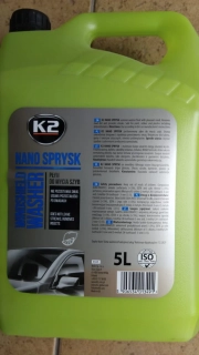 K2 CLAREN NANO Letní kapalina do ostřikovačů 5 l